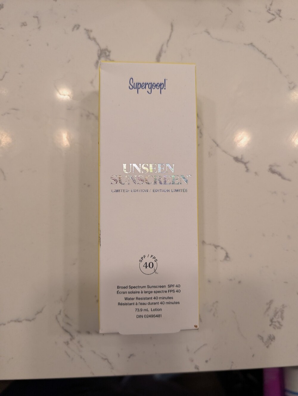 Unseen Sunscreen exp. March 2027